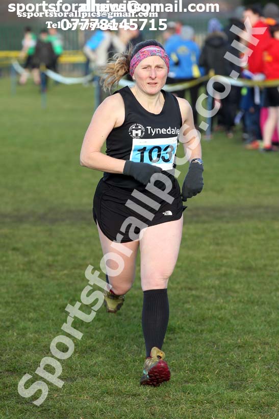 Senior womens 2020 Birtley Cross Country Relay, County Durham.  Photo: David T. Hewitson/Sports for All Pics